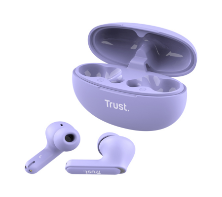 Cuffie bluetooth wireless YAVI - viola - Trust - 25297 - 8713439252972 - DMwebShop