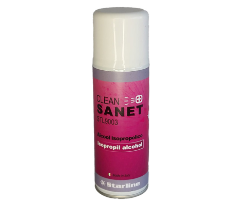 Alcool isopropilico Clean Sanet - 200 ml - Starline - A02187 - 8025133128577 - DMwebShop