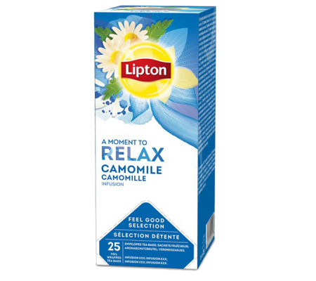 Camomilla - Feel Good Selection - in filtro - conf. 25 pezzi - Lipton - 68384233 - 8720608021406 - DMwebShop