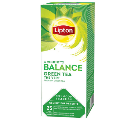 Te' verde puro - Feel Good Selection - in filtro - conf. 25 pezzi - Lipton - 68384193 - 8720608021376 - DMwebShop