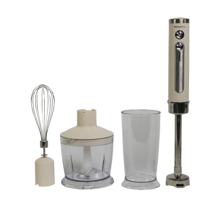 Set cordless Ariel - frullatore immersione-sbattitore-tritatutto - bianco - Melchioni Family - 118420038 - 8006012370836 - DMwebShop