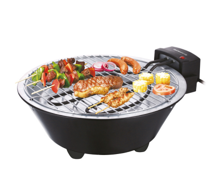 Griglia elettrica da tavolo BBQ1 - 1250 W - nero - Melchioni Family - 118380031 - 8006012342192 - DMwebShop