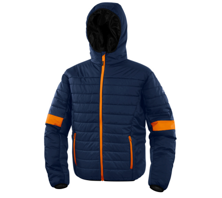 Piumino imbottito Bloom - taglia XL - PE - blu-arancio - Deltaplus - BLOOMBMXG - 3295249290344 - DMwebShop