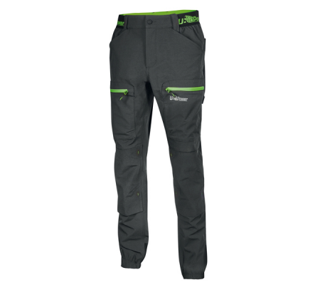 Pantalone da lavoro Horizon - taglia L - nero-verde - U-power - FU267RL-L - 8033546521427 - DMwebShop