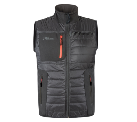 Gilet Wall - taglia L - PE - grigio-arancio - U-power - FU278AG-L - 8033546506714 - DMwebShop