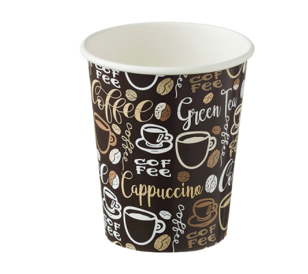 Bicchiere monouso in carta Coffee - 240 ml - conf. 1000 pezzi - Leone - H0731.R - DMwebShop