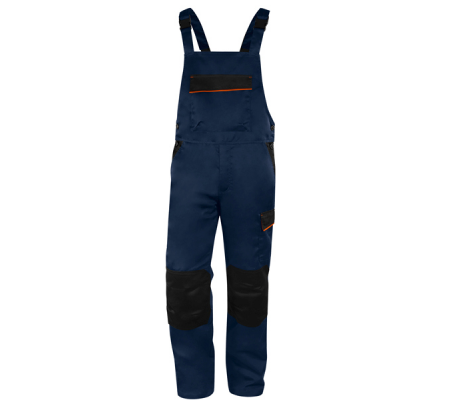 Salopette da lavoro M1SA2 - taglia XL - twill-poliestere-cotone - blu-arancio - Deltaplus - M1SA2BMXG - 3295249289393 - DMwebShop