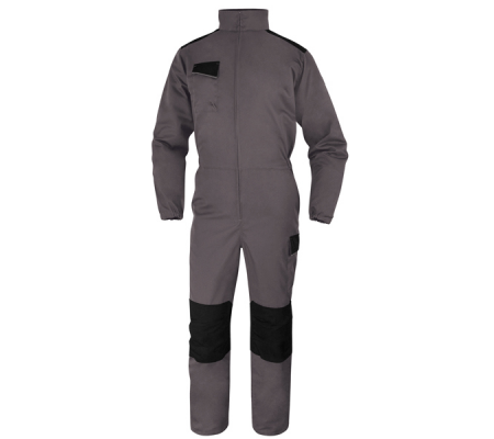 Tuta da lavoro M1CO2 - taglia XL - twill-poliestere-cotone - grigio - Deltaplus - M1CO2GRXG - 3295249289737 - DMwebShop