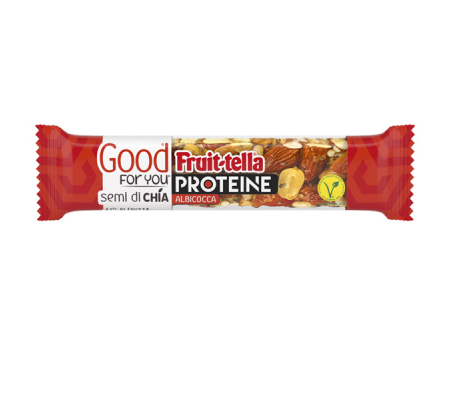 Barretta proteica Good For You - di frutta secca - albicocca - 36 gr - 01080034400381301524 - DMwebShop