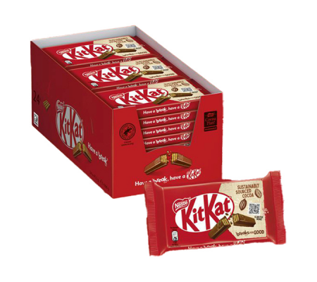 Original al latte - monoporzione 41,5 gr - Kitkat - 12560391 - 7613035356979 - DMwebShop