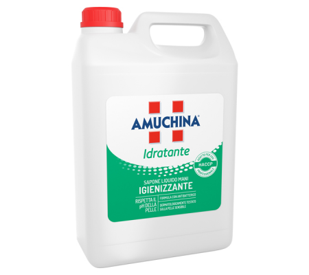 Sapone liquido idratante mani - 5 lt - Amuchina - Amuchina Professional - 419856 - 8000036028346 - DMwebShop