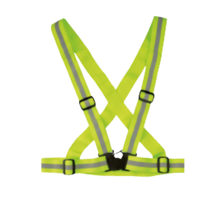 Bretella alta visibilita' Cross Belt - regolabile - taglia unica - giallo fluo - Wowow - 110355 - 5420071104707 - DMwebShop