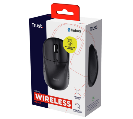 Mouse ottico bluetooth wireless Primo - Trust - 24966