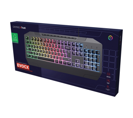 Tastiera da gaming illuminata GXT 836 EVOCX - Trust - 24723