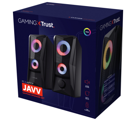 Set altoparlanti RGB JAVV GXT606 - illuminato - Trust - 25108