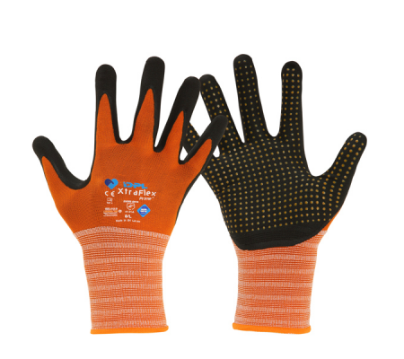 Guanti mechanical Safety Palmpro Xtraflex Prime 213 - taglia M - arancione-nero - Icoguanti - NNTDO213-M(7) - 8005830013024 - DMwebShop