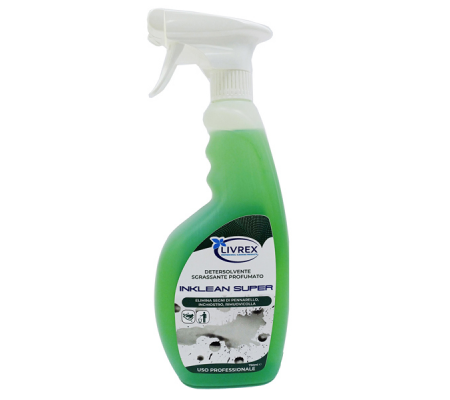 Detergente sgrassatore Inklean Super - menta - 750 ml - Livrex - LX3061 - 8053736060673 - DMwebShop