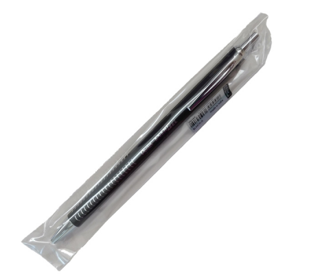 Penna roller EnerGel Metal Slim - punta 0,7 mm - fusto nero - Pentel - BL447A-A