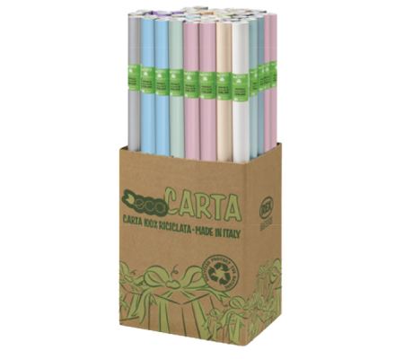 Rotolo carta regalo perlage - 2 x 0,70 mt - colori assortiti - Rex Sadoch - PE3J1ASS - DMwebShop