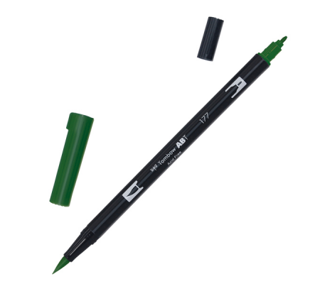 Pennarello Dual Brush 177 - dark jade - Tombow - PABT-177 - 4901991901290 - DMwebShop