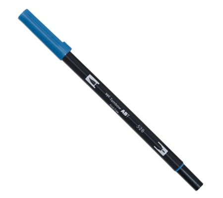 Pennarello Dual Brush 528 - navy blue - Tombow - PABT-528