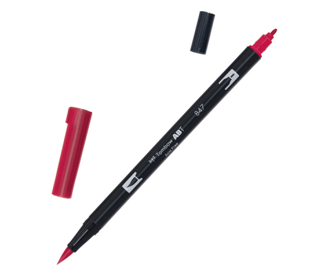 Pennarello Dual Brush 847 - crimson - Tombow - PABT-847 - 4901991902075 - DMwebShop