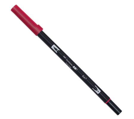 Pennarello Dual Brush 847 - crimson - Tombow - PABT-847