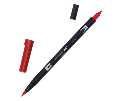 Pennarello Dual Brush 856 - chinese red - Tombow - PABT-856 - 4901991902105 - DMwebShop