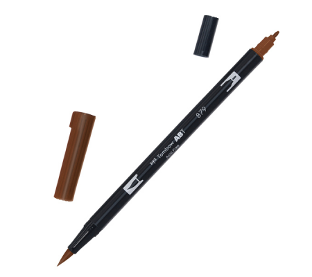 Pennarello Dual Brush 879 - brown - Tombow - PABT-879 - 4901991902129 - DMwebShop