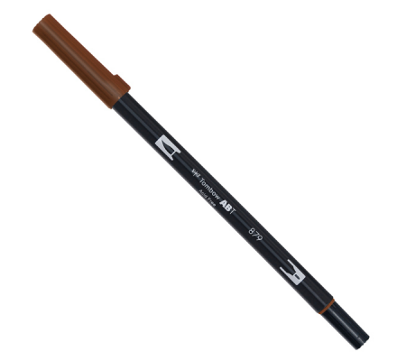 Pennarello Dual Brush 879 - brown - Tombow - PABT-879