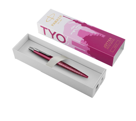 Penna sfera Jotter - special edition Tokyo - punta M - fusto rosa - Parker - 2198195