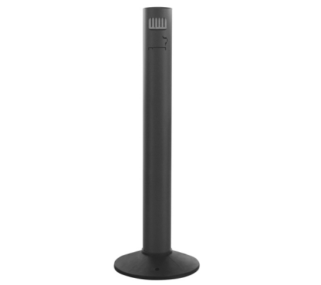 Posacenere da esterno - Ø 11,7 cm - altezza 105 cm - alluminio verniciato - nero - Stilcasa - 701/N - 8033630001774 - DMwebShop