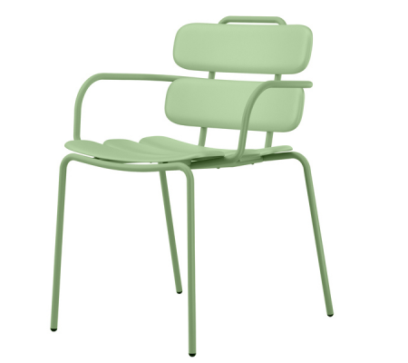 Seduta collettivita' Lemon con braccioli - Verde - Unisit - LEB/verde - 8059513463033 - DMwebShop