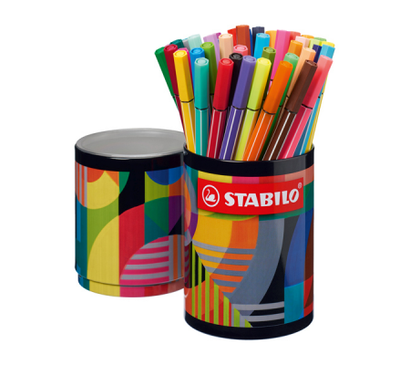 Pennarello Pen 68 Arty - colori assortiti - barattolo 45 pezzi - Stabilo - 68/45-2-20 - 4006381601429 - DMwebShop