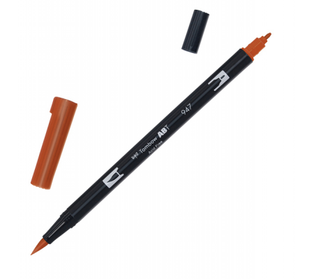 Pennarello Dual Brush N947 - burnt sienna - Tombow - PABT-947 - 4901991902228 - DMwebShop