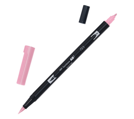 Pennarello Dual Brush 723 - pink - Tombow - PABT-723 - 4901991901900 - DMwebShop