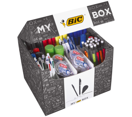 My Bic Box - cancelleria assortita - expo 124 pezzi - 933953 - Bic - 03086129339532 - DMwebShop