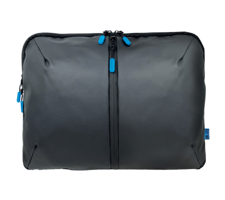 Borsa sleeve Kosmo - 3 scomparti - 41 x 31 x 5 cm - tessuto - nero - City Time - 81288