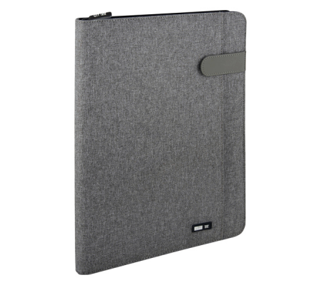 Portablocco Flap - tessuto - grigio - A4 - City Time - 61918 - 8002787619187 - DMwebShop