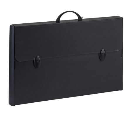 Valigetta polionda Total Black - 37 x 60 cm - dorso rigido 5 cm - PPL - nero - Favorit - 400173500 - 8006779047194 - DMwebShop