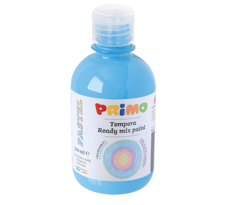 Tempera brillante pastello - 300 ml - colori pastel assortiti - box 6 colori - Morocolor - 2002BRPASS Primo - Morocolor