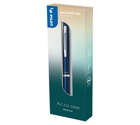 Penna a sfera scatto Acro 1000 - punta 1 mm - fusto blu scuro - Pilot - 011251