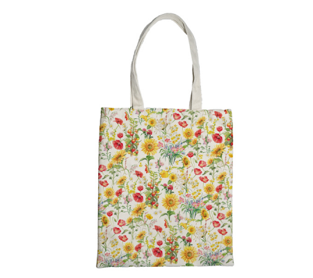 Shopper Nature Flowers - 42x38,5 cm - eco cotone - fantasie assortite - Pigna - 0233105