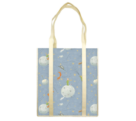 Shopper con manici - fantasia Il Piccolo Principe - 35 x 40 x 8 cm - carta lavabile 100 gr - Kartos - 10235200 - 8009162377342 - DMwebShop