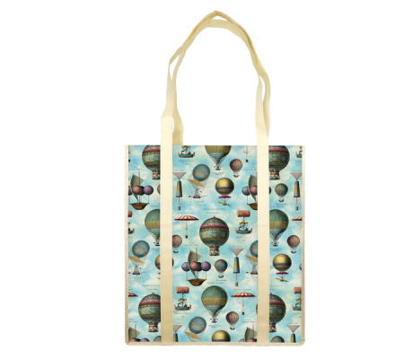 Shopper con manici - fantasia Air Ballons - 35 x 40 x 8 cm - carta lavabile 100 gr - Kartos - 10235100 - 8009162377335 - DMwebShop