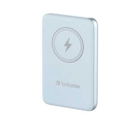 Power Bank Wireless Magnetico 10000 mAh - blu - Verbatim - 32247 - 023942322474 - DMwebShop