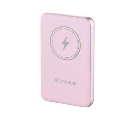 Power Bank Wireless Magnetico 10000 mAh - rosa - Verbatim - 32248 - 023942322481 - DMwebShop