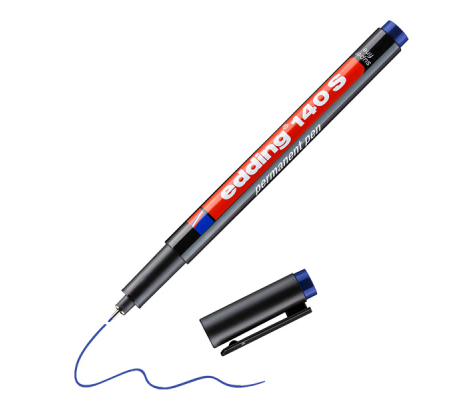 Marcatore permanente 140 S - punta 0,3 mm - blu - Edding - 4-140003 - 4004764001682 - DMwebShop