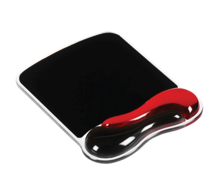 Tappetino Duo Gel - per mouse - rosso-fumo - Kensington - 62402 - 636638006246 - DMwebShop