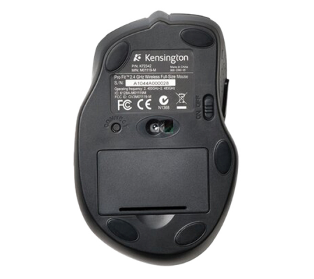 Mouse Pro Fit dimensioni standard - wireless - nero - Kensington - 5028252305082 - DMwebShop - 1